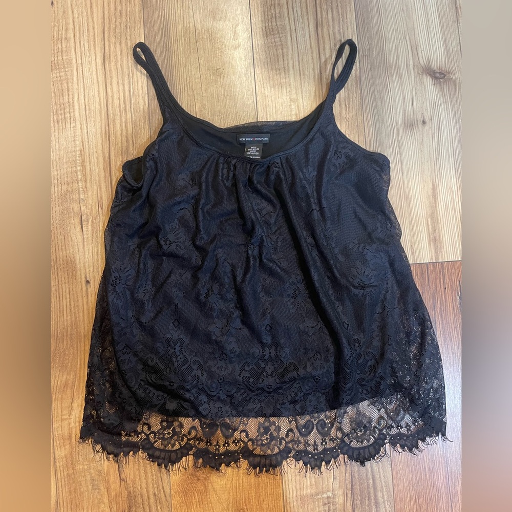 Black Lace Tank